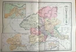 D26070108〇復刻 群馬県管内全図 日本地図選集 明治２７年 大日本管轄分地図  昭和４３年〇和本古書古文書