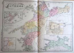 D26070142〇復刻 愛媛県 日本地図選集 明治２７年 大日本管轄分地図  昭和４３年〇和本古書古文書