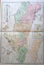 D26070148〇復刻 宮崎県 日本地図選集 明治２７年 大日本管轄分地図  昭和４３年〇和本古書古文書