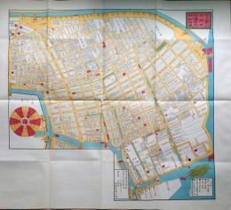 D26070173〇復刻版 日本橋北神田浜町絵図 安政６年中央区の一部 江戸切絵図 尾張屋版 人文社 日本地図選集社 昭和年代〇和本古書古文書