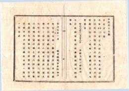 N26071656○明治布告布達○訴訟用罫紙規則中 訴訟用及び裁許状罫紙の見本○罫紙見本は県庁前ほか15箇所へ掲示○明治８年 太政官布告 岐阜県○和本古書古文書
