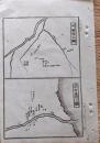 D26072028〇銅版画 日本合戦図 河越役の図 上杉 北条軍の川越夜戦 国府台役の図 北条氏康と里見義弘 日本外史 明治初年〇和本古書古文書