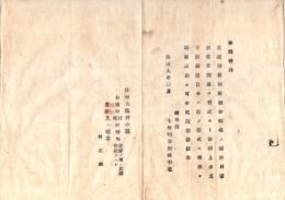 N26071664○明治布告布達○詞状には原被告記名の箇所には肩書記載すべし 参考標式 岐阜県七等判事 斯波有造○明治９年 岐阜県布達○和本古書古文書
