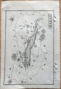 D26072038〇銅版画 日本合戦図 近江略図 織田信長 浅井長政 朝倉義景  日本外史 明治初年 １枚〇和本古書古文書