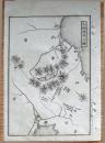 D26072045〇銅版画 日本合戦図 小田原役の図 小田原征伐 日本外史 明治初年 豊臣秀吉が、小田原北条氏を降した戦役〇和本古書古文書