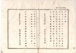 N26072615○明治布告布達○浅草文庫書籍借覧人心得方規則中改正・古書画の類は春秋両度曝涼の序(ついで)検閲を許す ○明治９年 内務省布達 岐阜県○和本古書古文書
