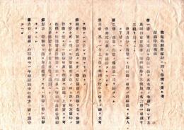N26072648○明治布告布達○【西南戦争】鹿児島賊徒征討に因り傷痍を受る者帰郷中仮規則６カ条定む ○明治１０年 陸軍省布達 岐阜県○和本古書古文書