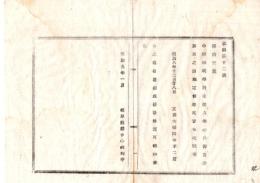 N26072654○明治布告布達○中学師範学科生徒入学心得書 別冊11ヵ条 全8丁 書式第1～4号○明治８年 文部省布達 岐阜県○和本古書古文書

