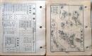 D26080960〇古地図 沖縄県 県別里程入地図 国勢調査人口数 昭和１６年度〇和本古書古文書