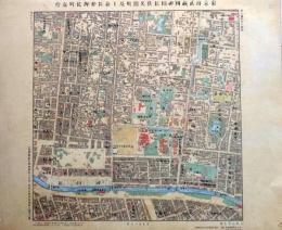 D26081504〇復刻明治東京彩色地図   神田区佐久間町及下谷区御徒町  明治16年・参謀本部「五千分一東京図測量原図」昭和59年発行