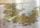 D26082704〇復刻  古地図   日本景勝一覧図 天保１１年 鍬形蕙斎 日本地図選集 江戸時代日本全図歴覧 昭和年代〇和本古書古文書
