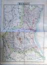 D26091025〇古地図 茨城県全図  昭和年代〇和本古書古文書	
