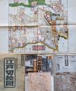 D26101205〇古地図復刻 江戸切絵図  小石川  尾張屋版  解説付 読売新聞 昭和年代〇和本古書古文書