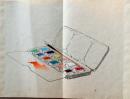 D26101609〇一枚摺物 彩色木版画  絵の具  文濤習画帖抜粋 絵手本(画帳) 明治４２年〇和本古書古文書	