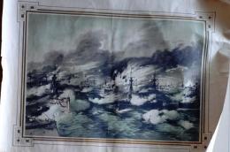 D25102413〇石版画 日露戦争 明治３８年〇和本古書古文書