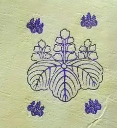 D25103019〇彩色木版画 ミニサイズ  桔梗紋 錦絵 浮世絵 昭和年代〇和本古書古文書