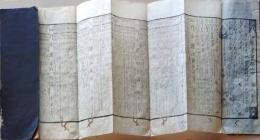 D25110141〇伊勢暦 天保暦 文政３年(１８２０年)〇和本古書古文書