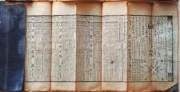 D25110149〇伊勢暦 天保暦 文政１２年(１８２９年)〇和本古書古文書