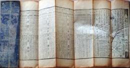 D25110148〇伊勢暦 天保暦 文政１１年(１８２８年)〇和本古書古文書