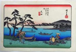 D25110552〇広重・英泉 手摺木版 木曽街道六十九次  広重 太田〇和本古書古文書