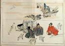 D25111028〇彩色木版画 日本名画鑑 田中茂一発行 藤原鎌倉徳川時代 明治３３年〇和本古書古文書