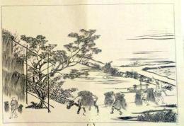 D25111036〇彩色木版画 日本名画鑑 田中茂一発行 藤原鎌倉徳川時代 明治３３年〇和本古書古文書
