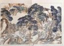 D25111045〇彩色木版画 日本名画鑑 田中茂一発行 藤原鎌倉徳川時代 明治３３年〇和本古書古文書
