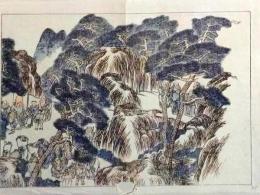 D25111047〇彩色木版画 日本名画鑑 田中茂一発行 藤原鎌倉徳川時代 明治３３年〇和本古書古文書
