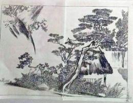 D25111087〇彩色木版画 日本名画鑑 田中茂一発行 藤原鎌倉徳川時代 明治３３年〇和本古書古文書