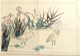 D25111092〇彩色木版画 日本名画鑑 田中茂一発行 藤原鎌倉徳川時代 明治３３年〇和本古書古文書