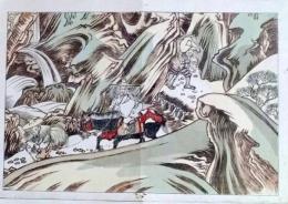 D25111098〇彩色木版画 日本名画鑑 田中茂一発行 藤原鎌倉徳川時代 明治３３年〇和本古書古文書