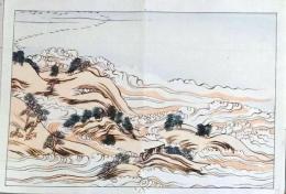 D25111099〇彩色木版画 日本名画鑑 田中茂一発行 藤原鎌倉徳川時代 明治３３年〇和本古書古文書