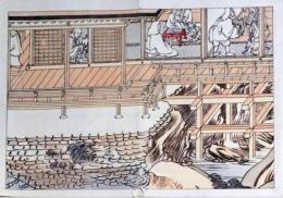 D25111105〇彩色木版画 日本名画鑑 田中茂一発行 藤原鎌倉徳川時代 明治３３年〇和本古書古文書