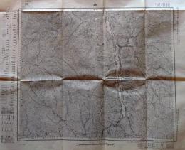 D2111302〇古地図    塙 福島県 茨城県 五万分一地形図 　昭和２８年〇和本古書古文書