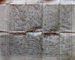 D2111304〇古地図    龍ケ崎 茨城県 五万分一地形図 　昭和２８年〇和本古書古文書