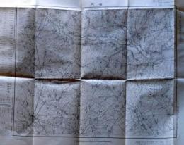 D2111319〇古地図   石岡 茨城県 五万分一地形図 　昭和２８年〇和本古書古文書