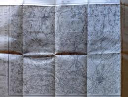 D2111325〇古地図   古河 茨城県 栃木県 五万分一地形図 　昭和２８年〇和本古書古文書