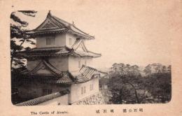 N25112648〇戦前絵葉書 ○兵庫・明石 明石公園の明石城(巽櫓「たつみやぐら」？) 明石名所 現明石市 古写真○和本古書古文書