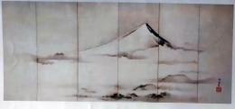 f25062111〇復刻 額絵 富士山図屏風 谷文晁 巨匠たちの富士 読売新聞社 ２０１４年〇和本古書古文書