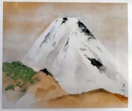 f25062122〇復刻 額絵 富士 奥村土牛 巨匠たちの富士 読売新聞社 ２０１４年〇和本古書古文書