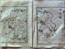 D25121703〇明治初期木版地図 木版画  飛騨国 高山・下呂 日本地誌略付図巻２ 明治１０年〇和本古書古文書
