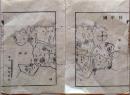 D25121710〇明治初期木版地図 木版画  陸中国 盛岡・一関 日本地誌略付図巻２ 明治１０年〇和本古書古文書