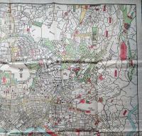 J22061409〇復刻版 江戸古地図 改正江戸新絵図 明治４年改正再版 両国広小路 大黒屋平吉 古地図史料出版株式会社 カバー及び解説付〇和本古書古文書