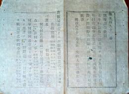 J22061003〇明治布告布達 出版条例 版権願書式 免許の證雛形 １１丁 明治８年 秋田県〇和本古書古文書