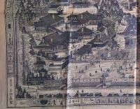 J22061316〇石版 成田山全図 大正６年改正 成田山不動明王略縁起 名物店製〇和本古書古文書