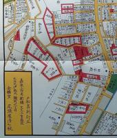 J22061458〇復刻版 四ツ谷絵図 元治元年 新宿区の一部 江戸切絵図 尾張屋版 人文社 日本地図選集社〇和本古書古文書