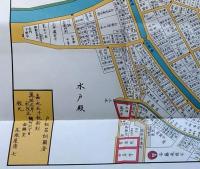 J22061460〇復刻版 小日向絵図 万延元年 新宿区の一部 江戸切絵図 尾張屋版 人文社 日本地図選集社〇和本古書古文書