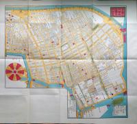 J22061473〇復刻版 日本橋北神田浜町絵図 安政６年中央区の一部 江戸切絵図 尾張屋版 人文社 日本地図選集社〇和本古書古文書