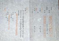 J22061508〇明治布告布達 社寺 官有地之内御処分 取調帳 明治１１年 長野県〇和本古書古文書
