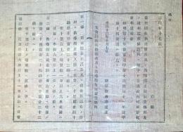 J22061538〇明治布告布達 後備軍及び教導団生徒旅費概則 陸軍卿 西郷従道 明治１２年〇和本古書古文書